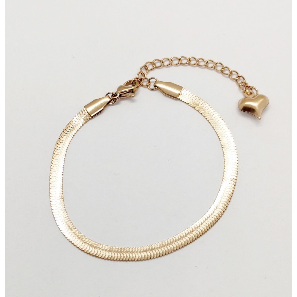 Rose gold deals herringbone bracelet